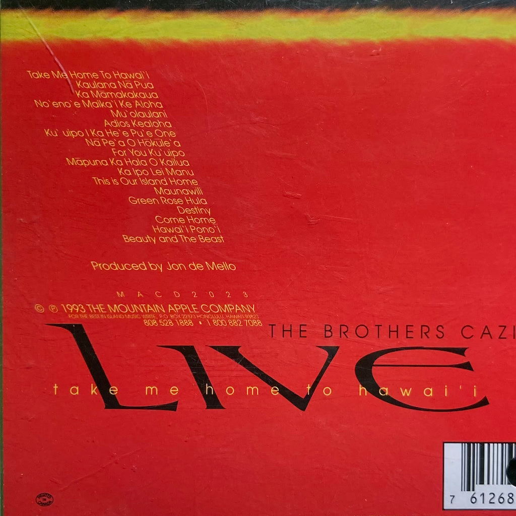 The Brothers Cazimero - CAZ Live [CD]