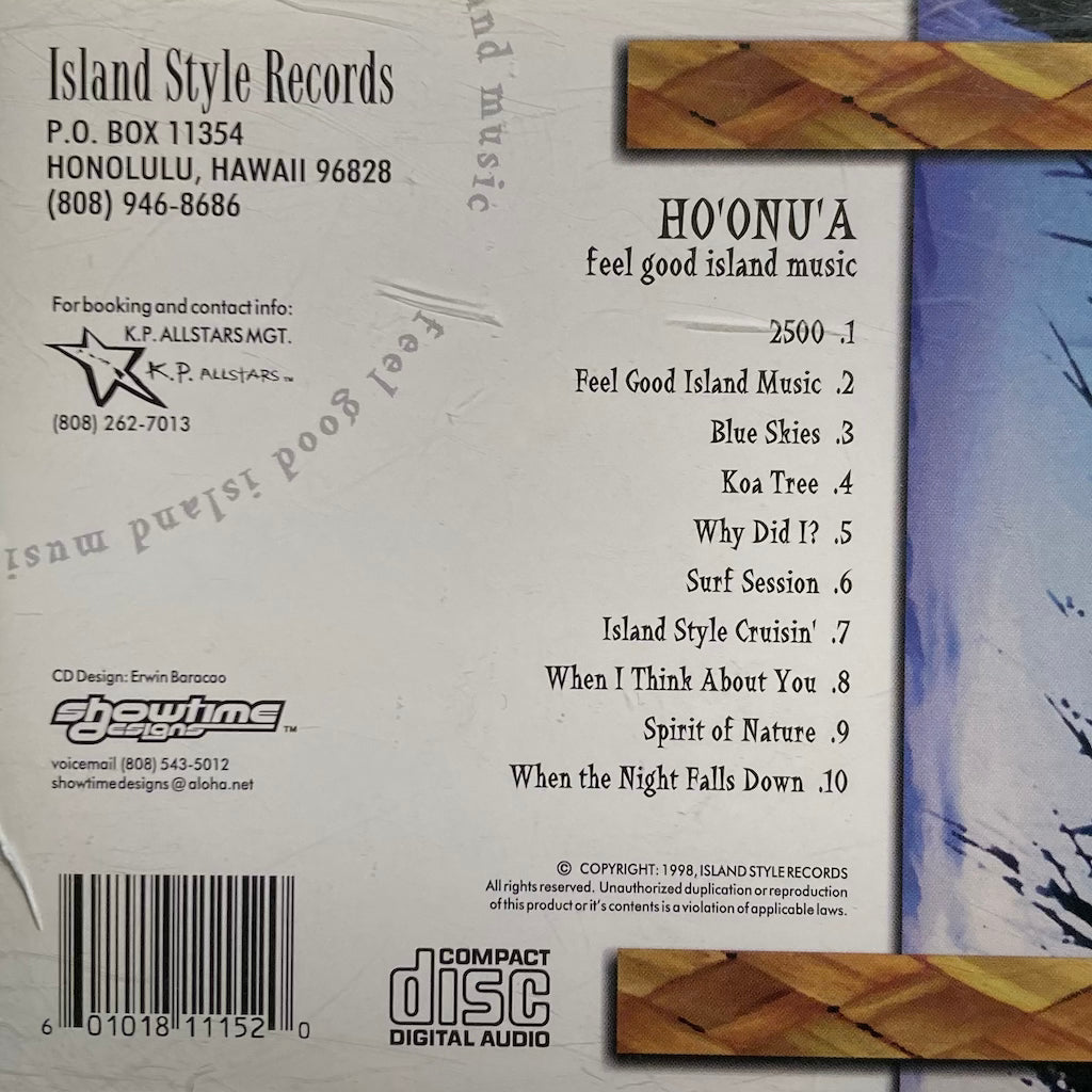 Ho'onu'a - Feel Good Island Music [CD]