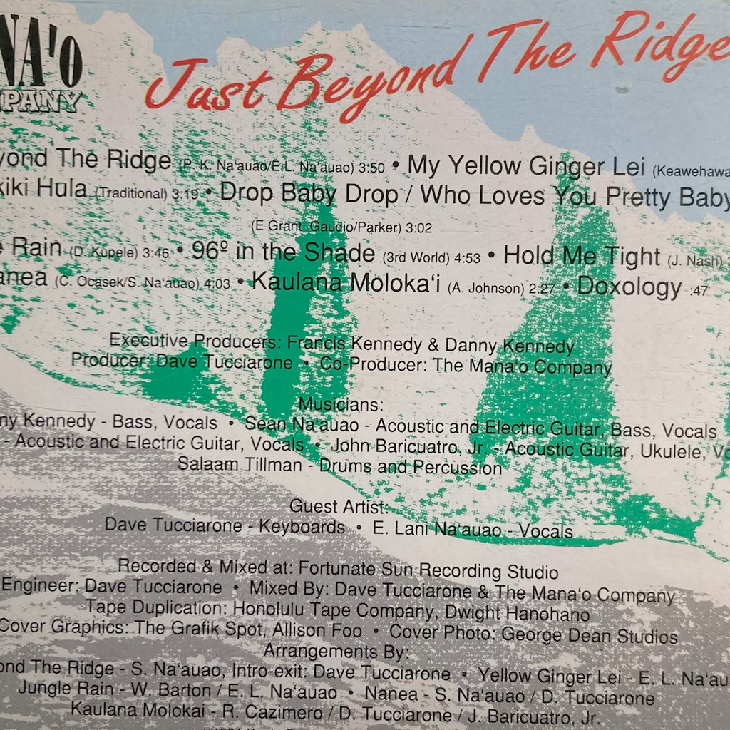 The Mana'o Company - Just Beyond The Ridge [CD]