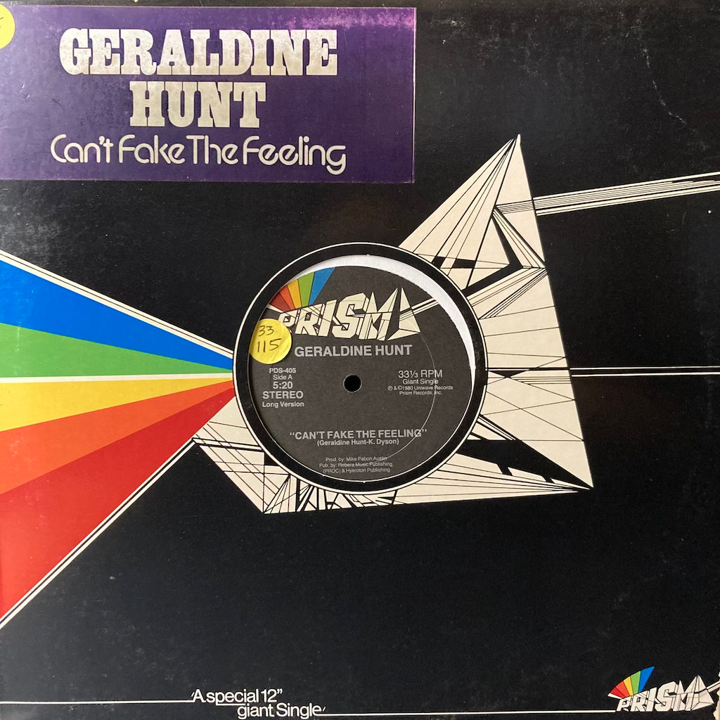 Geraldine Hunt - Can't Fake The Feeling [12"]