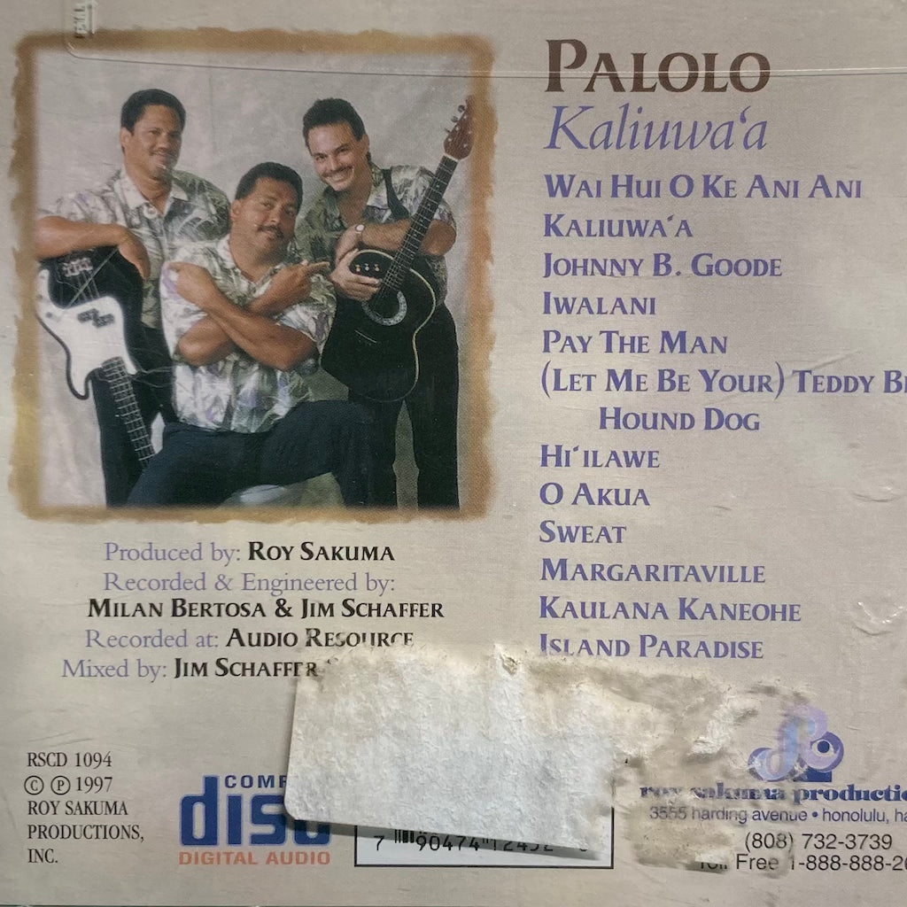 Palolo - Kaliuwa'a [CD, SEALED]