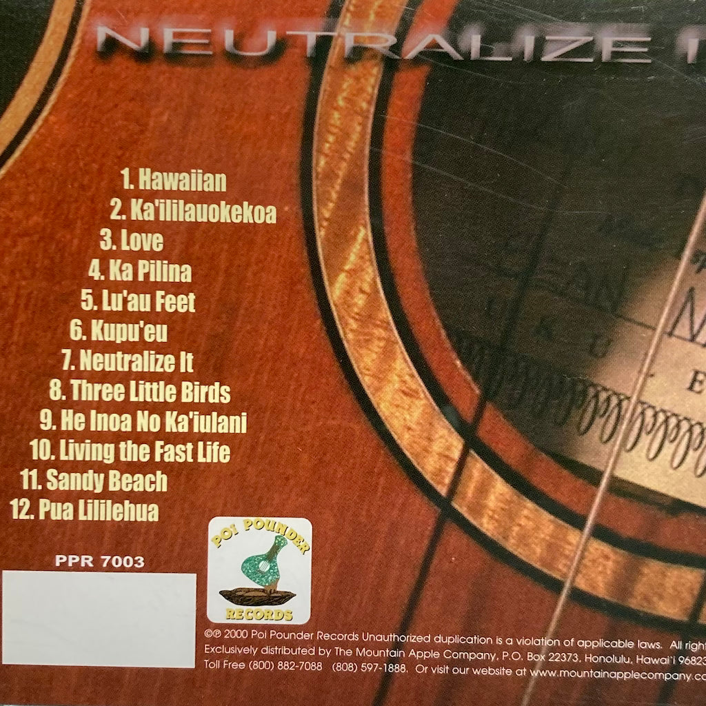 Sean Na'Auao - Neutralize It [CD]