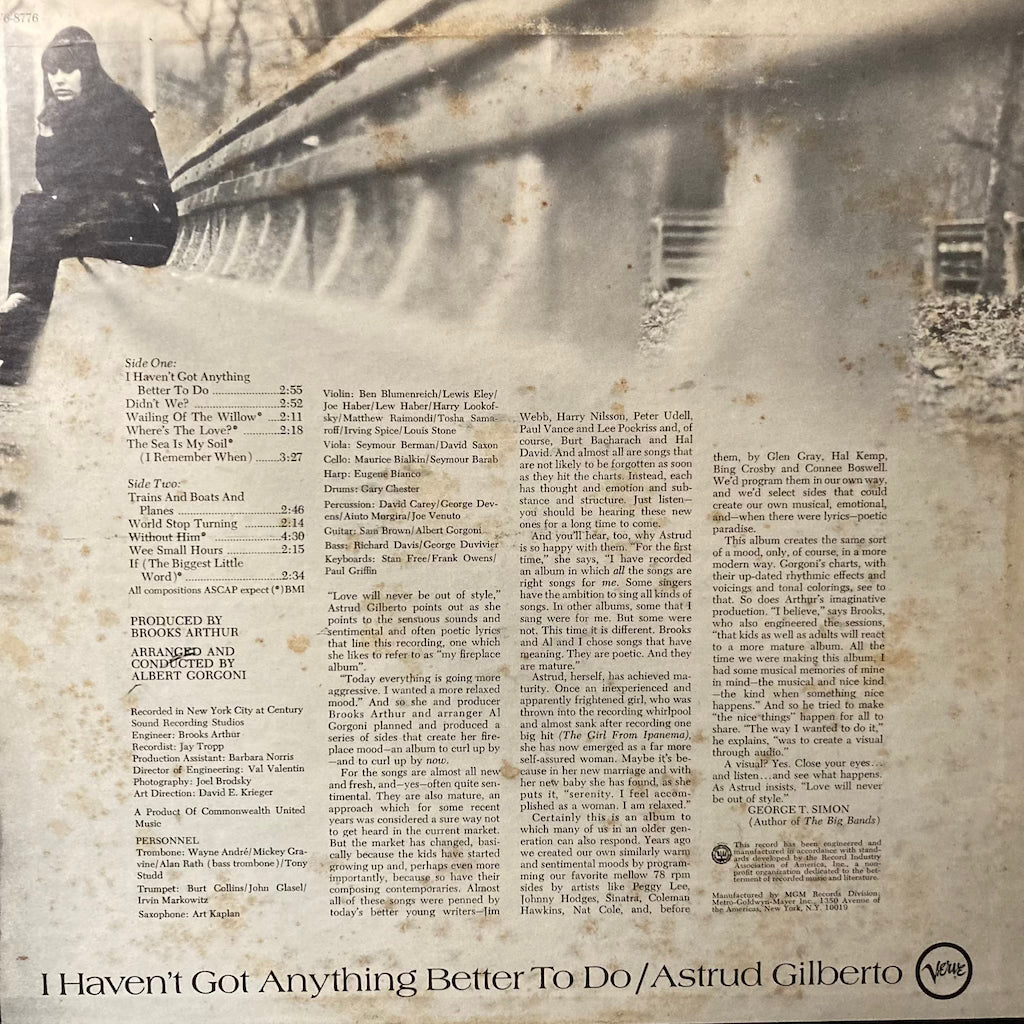 Astrud Gilberto - I Haven't Got Anything Better To Do