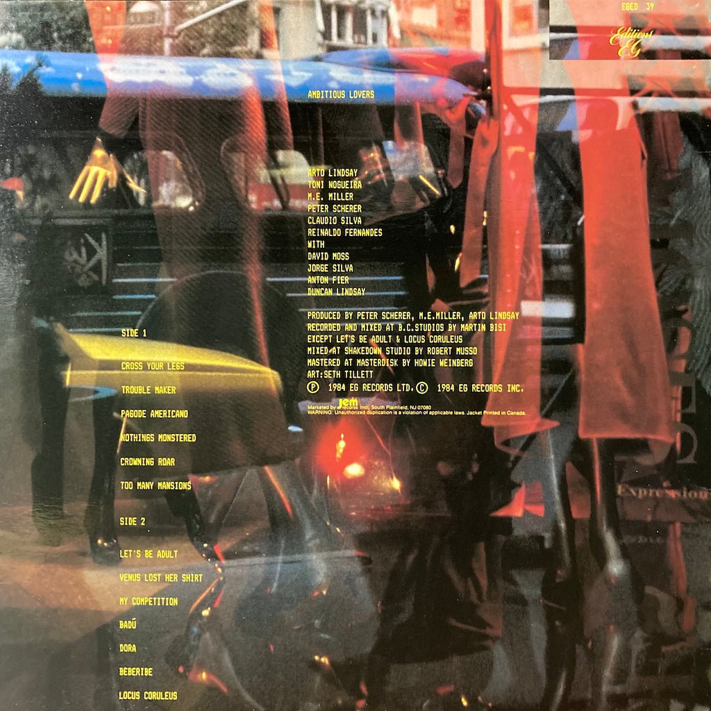 Arto Lindsay / Ambitious Lovers - Envy