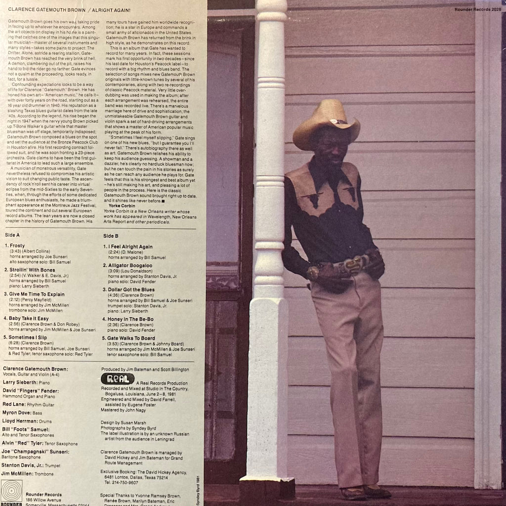 Clarence Gatemouth Brown - Alright Again!