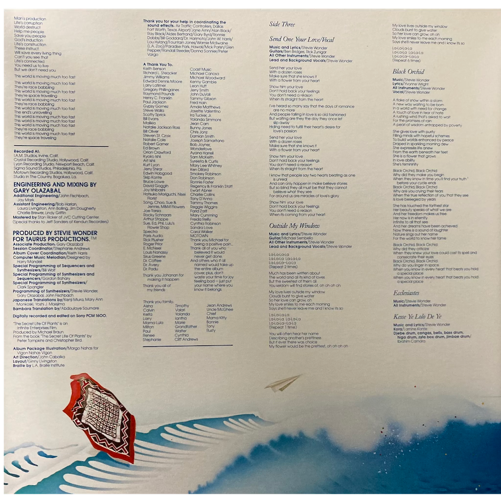 Stevie Wonder - Journey Through The Secret Life Of Plants [UNPLAYED]