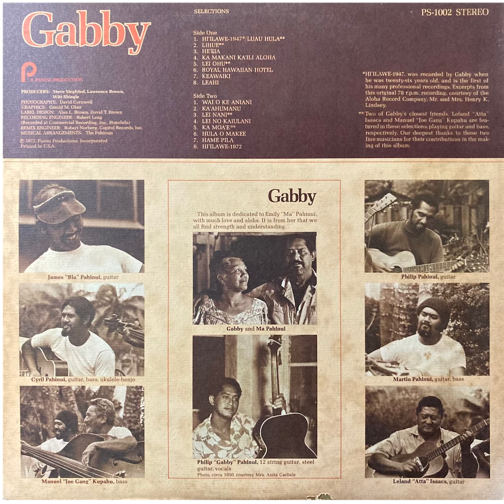 Gabby Pahinui - Gabby
