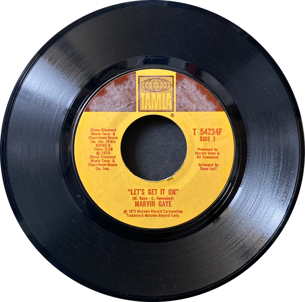 Marvin Gaye - Let's Ge It On/I Wish It Would Rain [7"]