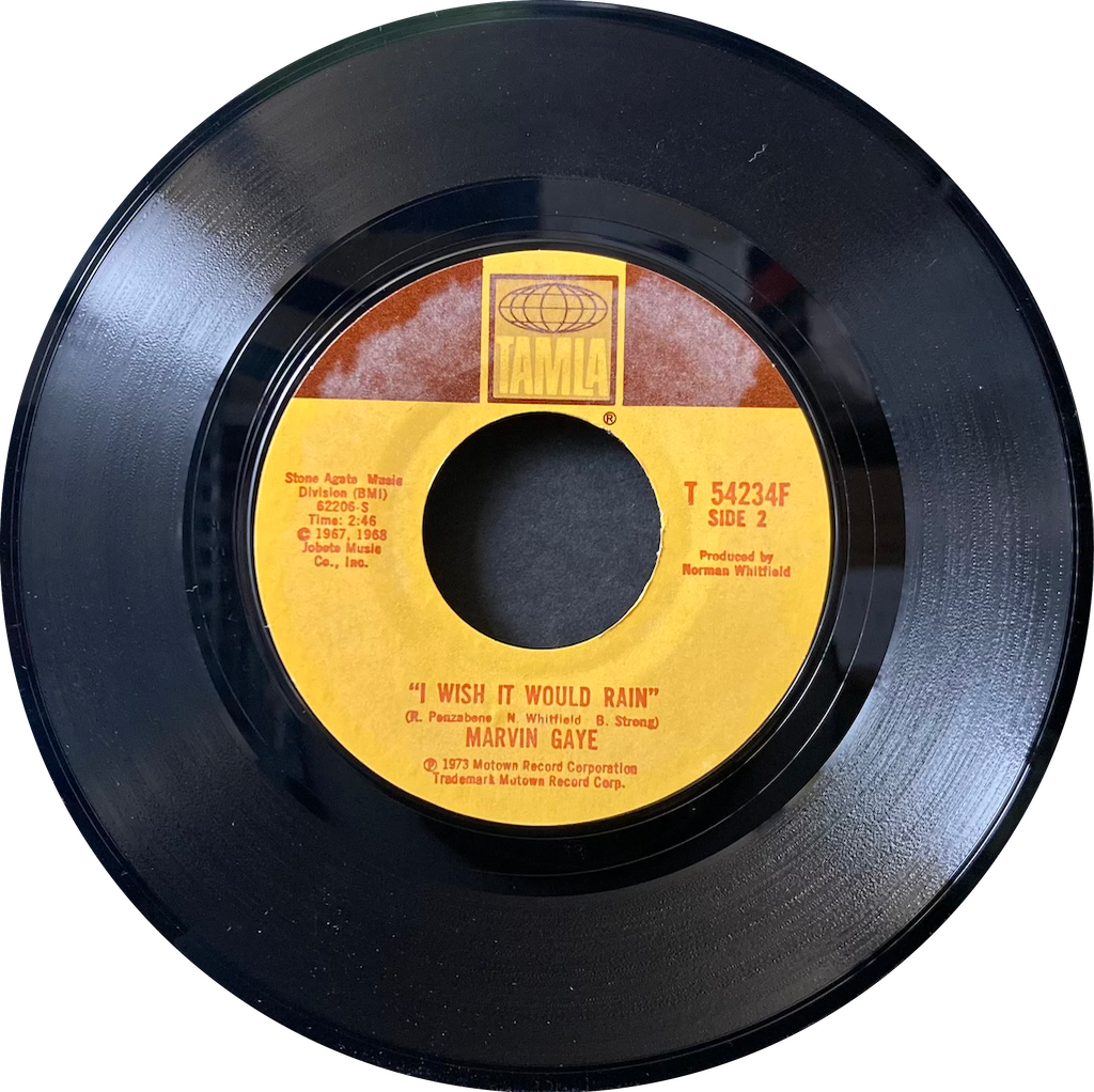 Marvin Gaye - Let's Ge It On/I Wish It Would Rain [7"]