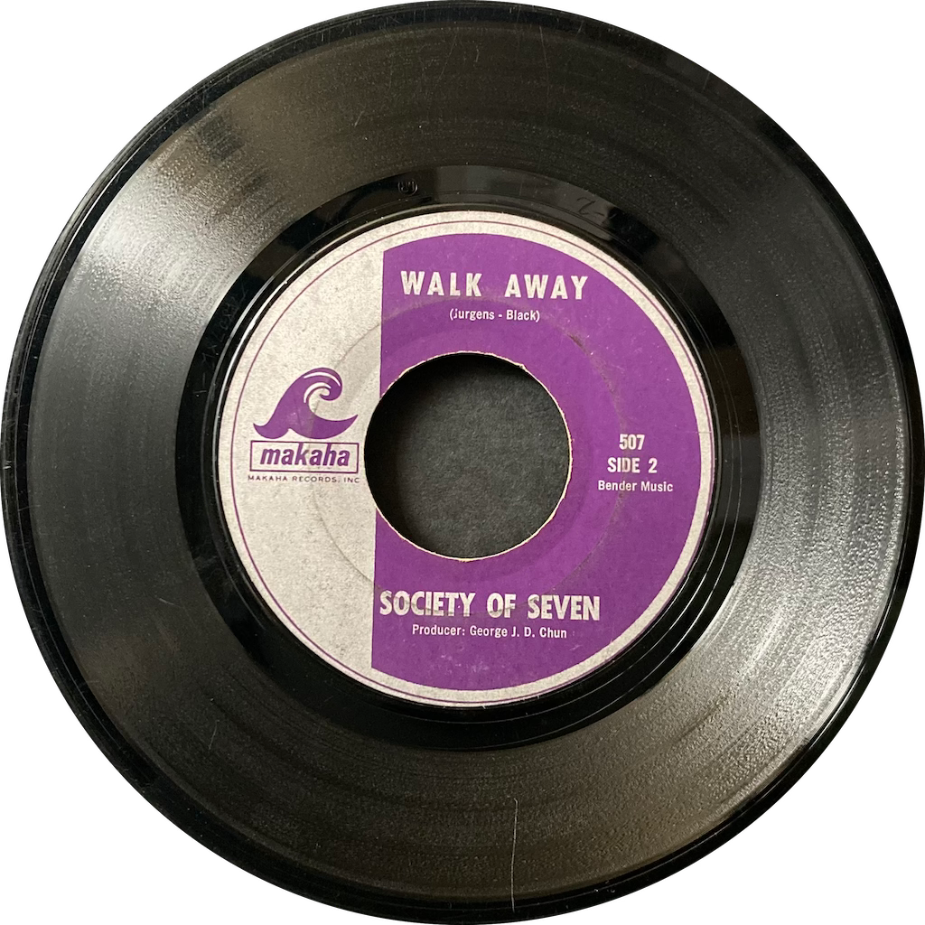 Society Of Seven - Hold On I'm A Comin'/ Walk Away [7"]