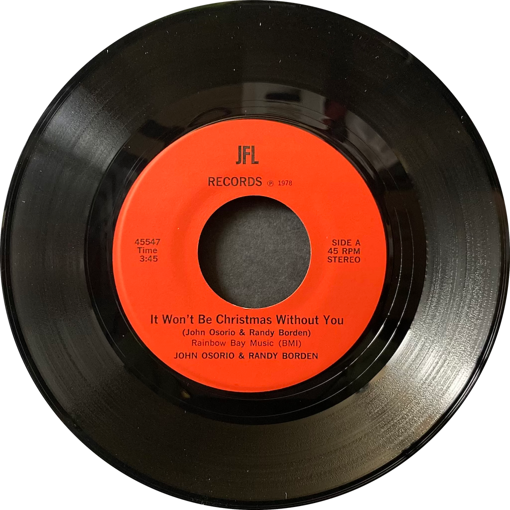 John Osorio & Randy Bordern - It Won't Be Christmas Without You/The Christmas Song [7"]