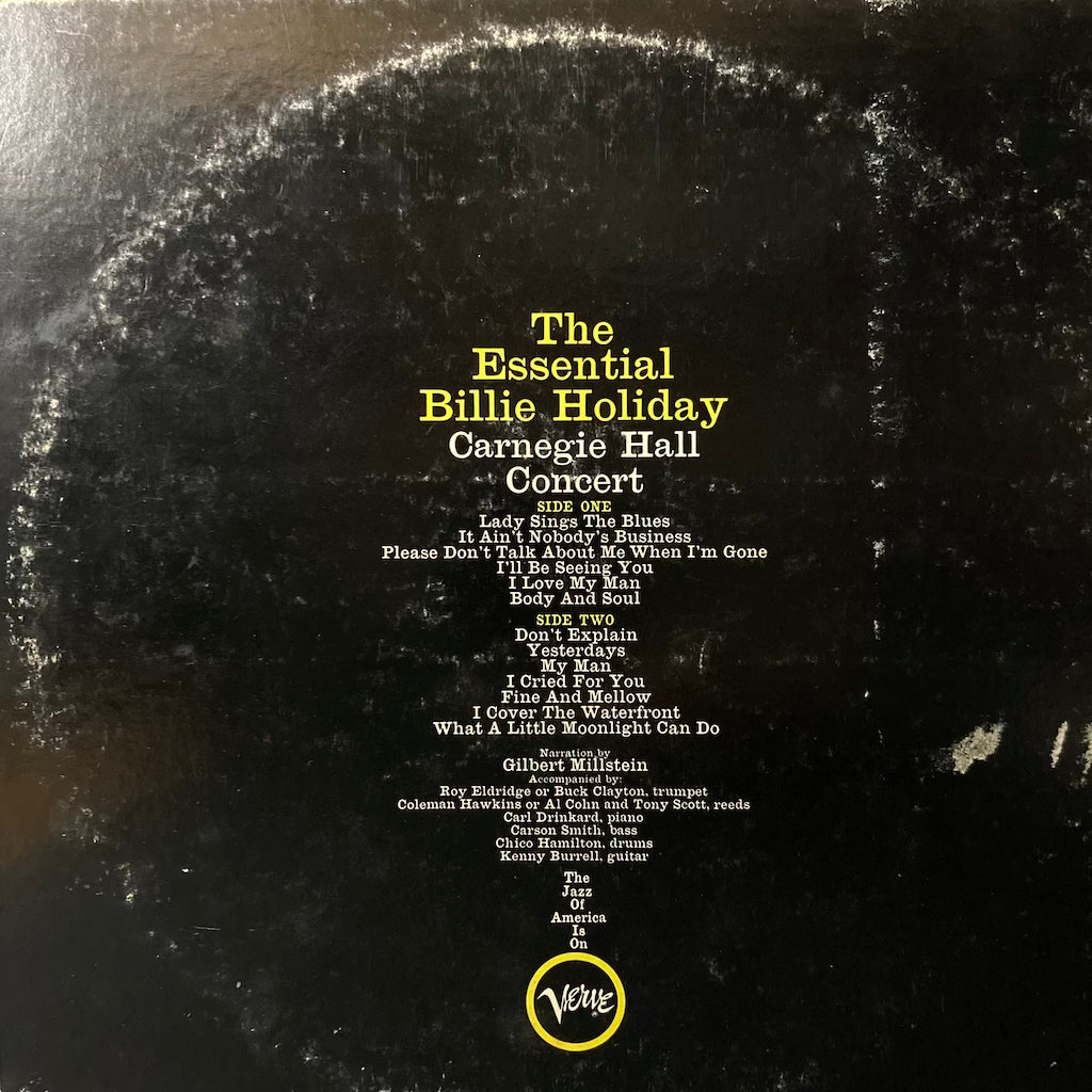 Billie Holiday - The Essential Billie Holiday, Carnegie Hall Concert Live