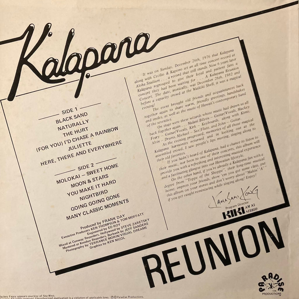 Kalapana - Reunion