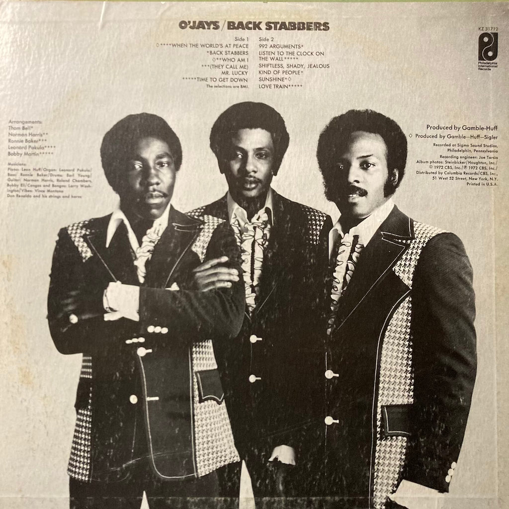 O'Jays - Back Stabbers