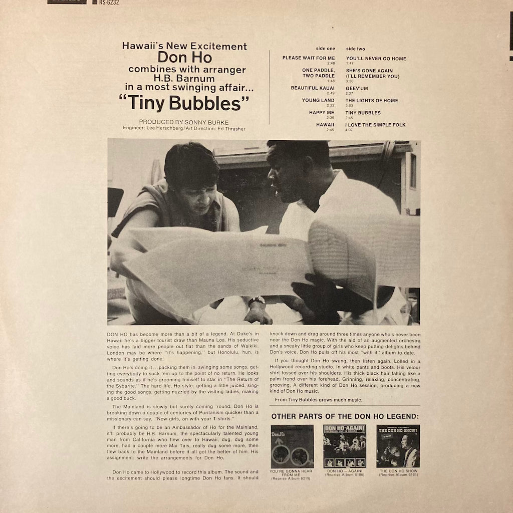 Don Ho - Tiny Bubbles