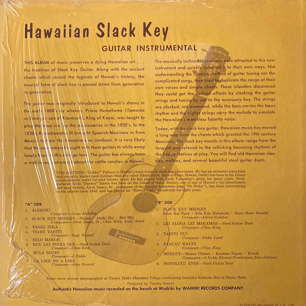 Gabby Pahinui - Hawaiian Slack Key, Guitar Instrumental Vol. II