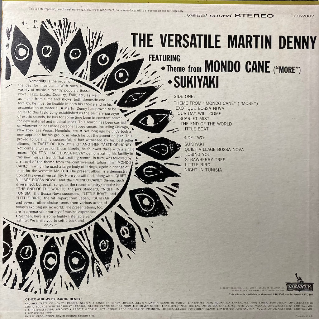 Martin Denny - The Versatile Martin Denny