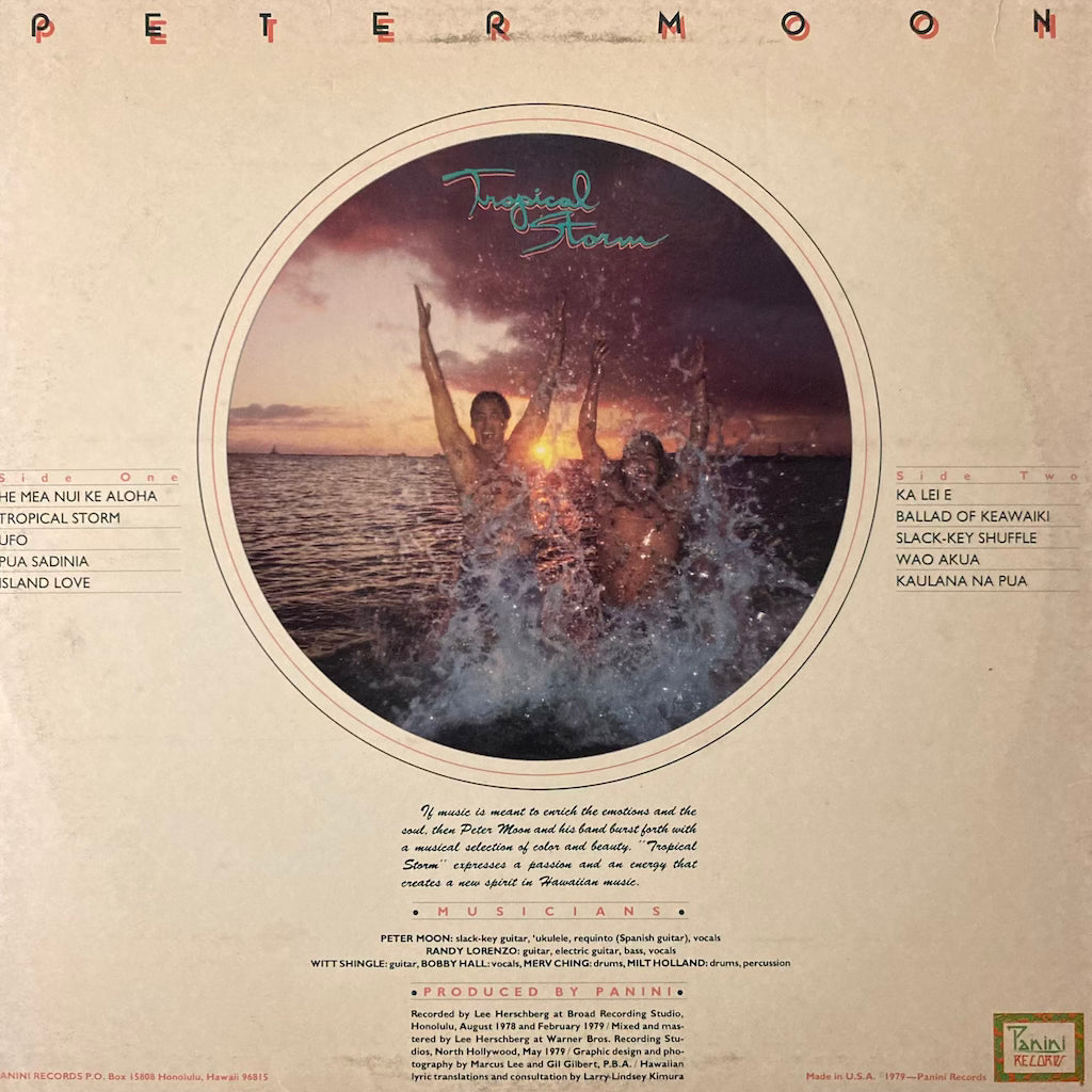 Peter Moon - Tropical Storm
