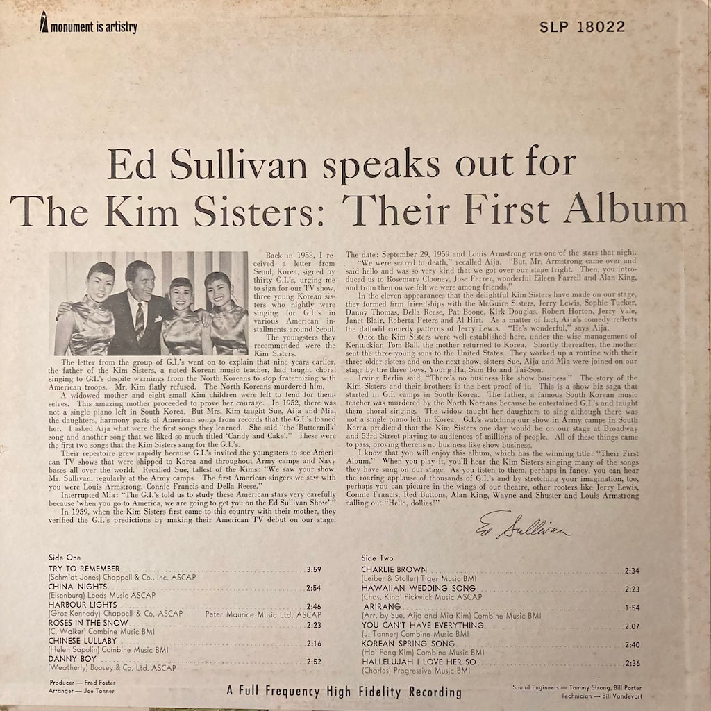 The Kim Sisters - Their First Album