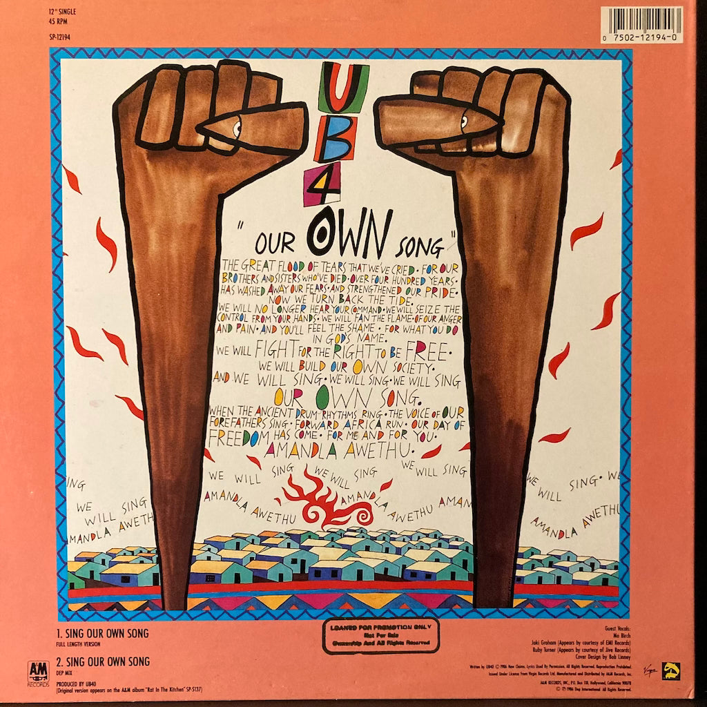 UB40 - Our Own Song
