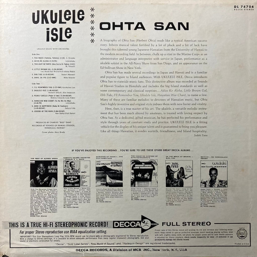 Ohta San - Ukulele Isle