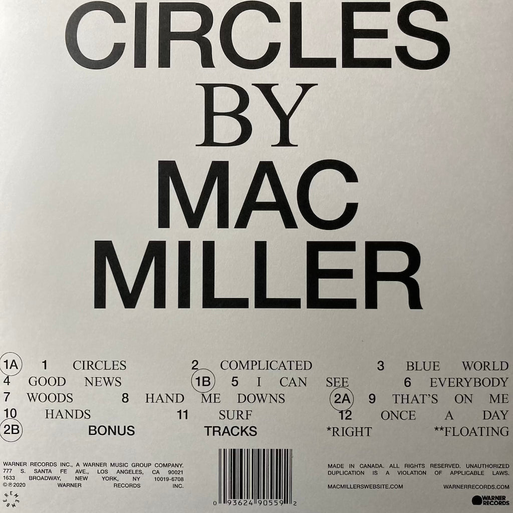 Mac Miller - Circles [2LP - Clear Vinyl]