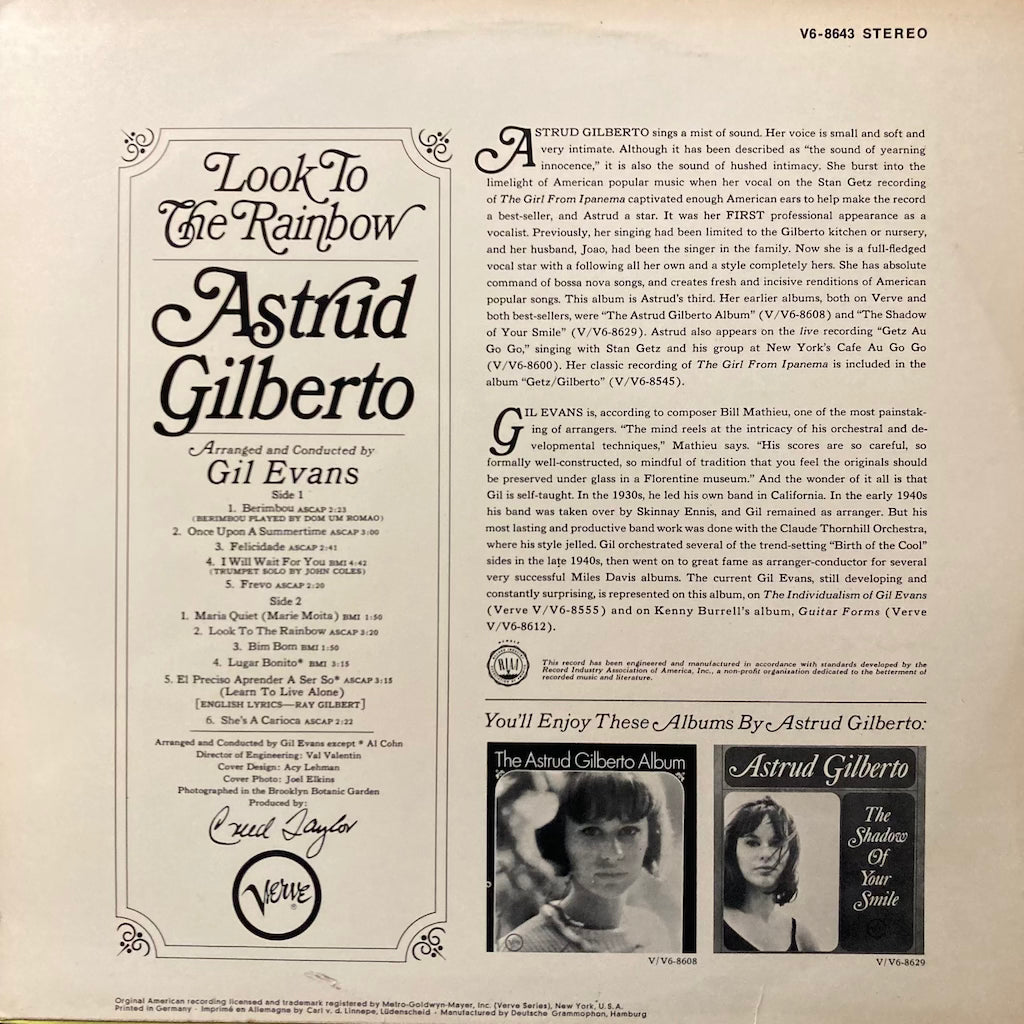 Astrud Gilberto - Look To the Rainbow