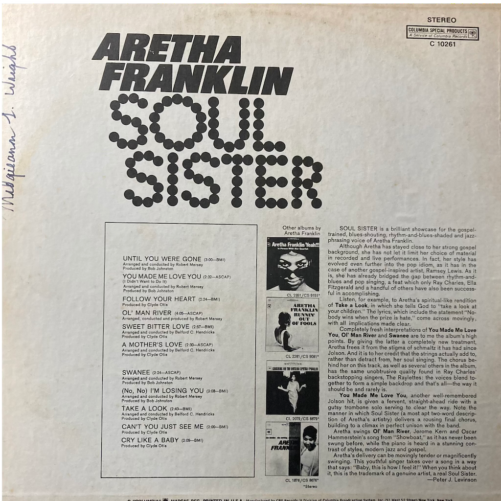 Aretha Franklin - Soul Sister