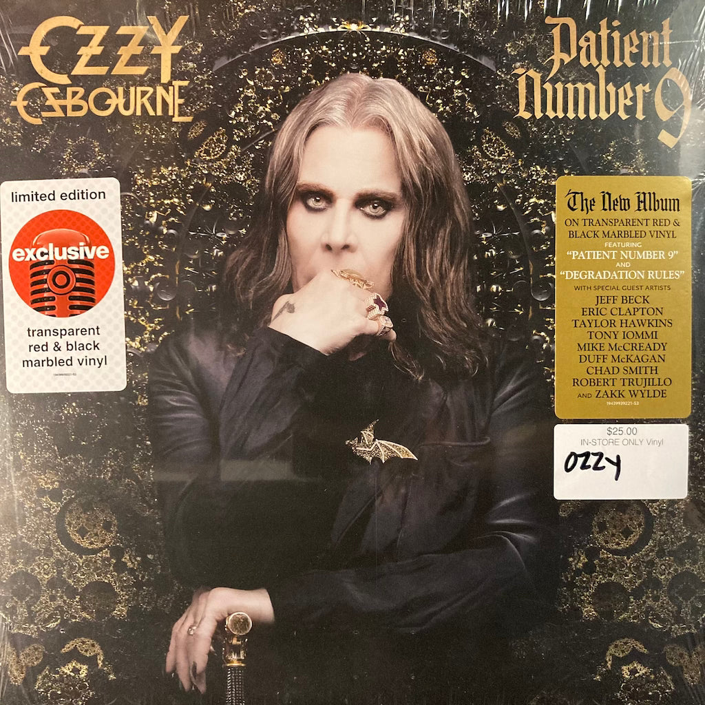 Ozzie Osbourne - Patient Number 9 [SEALED - Ltd Edition Transparent Red & Black Marbled]