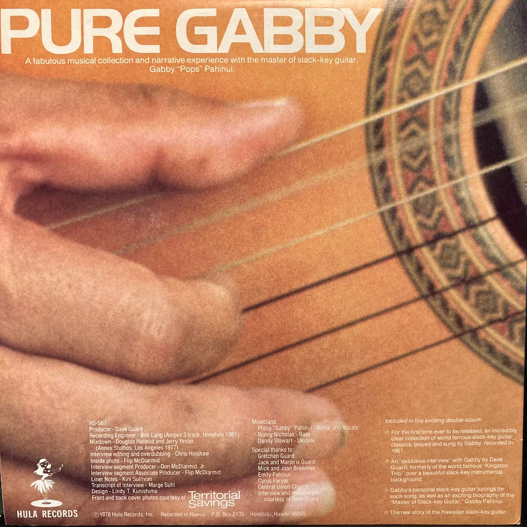 Gabby Pahinui – Pure Gabby [I Just Play The Way I Feel]