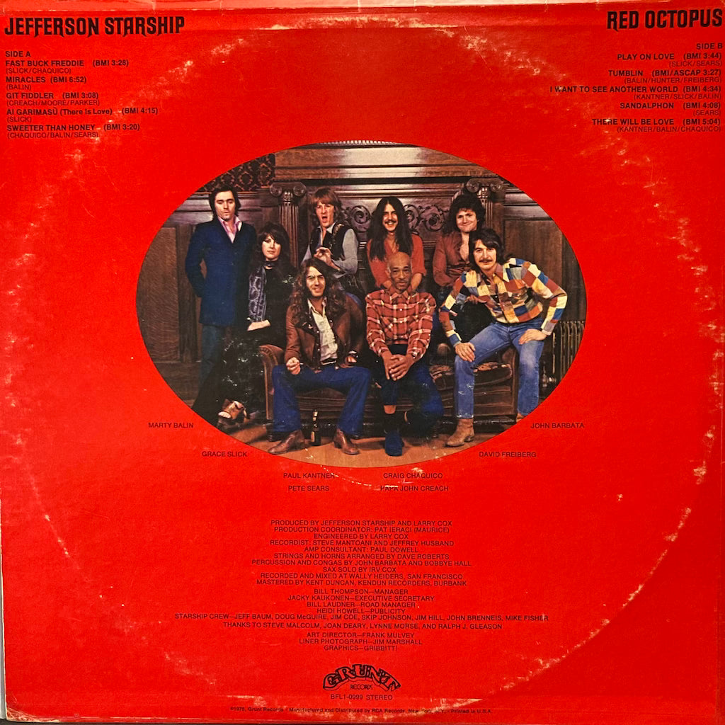 Jefferson Starship - Red Octopus