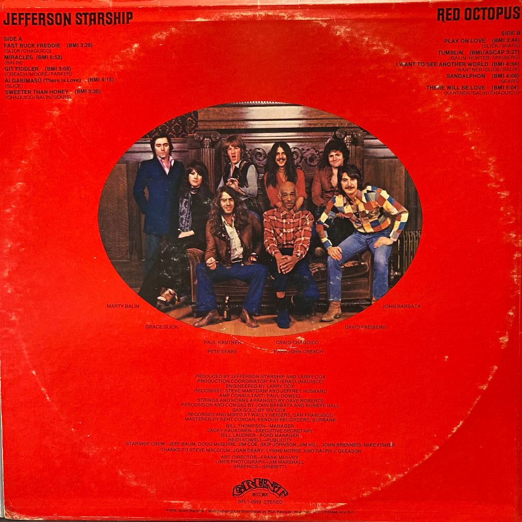 Jefferson Starship - Red Octopus