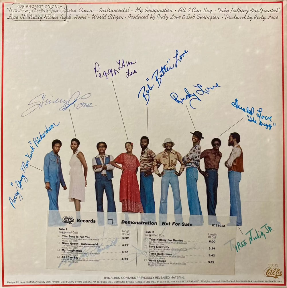 Rudy Love and The Love Family - This Song Is For You
