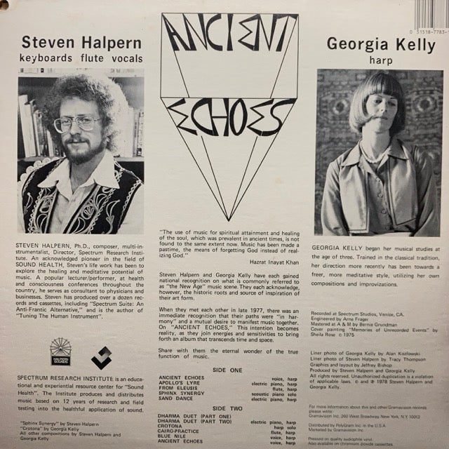 Steven Halpern, Georgia Kelly - Ancient Echoes