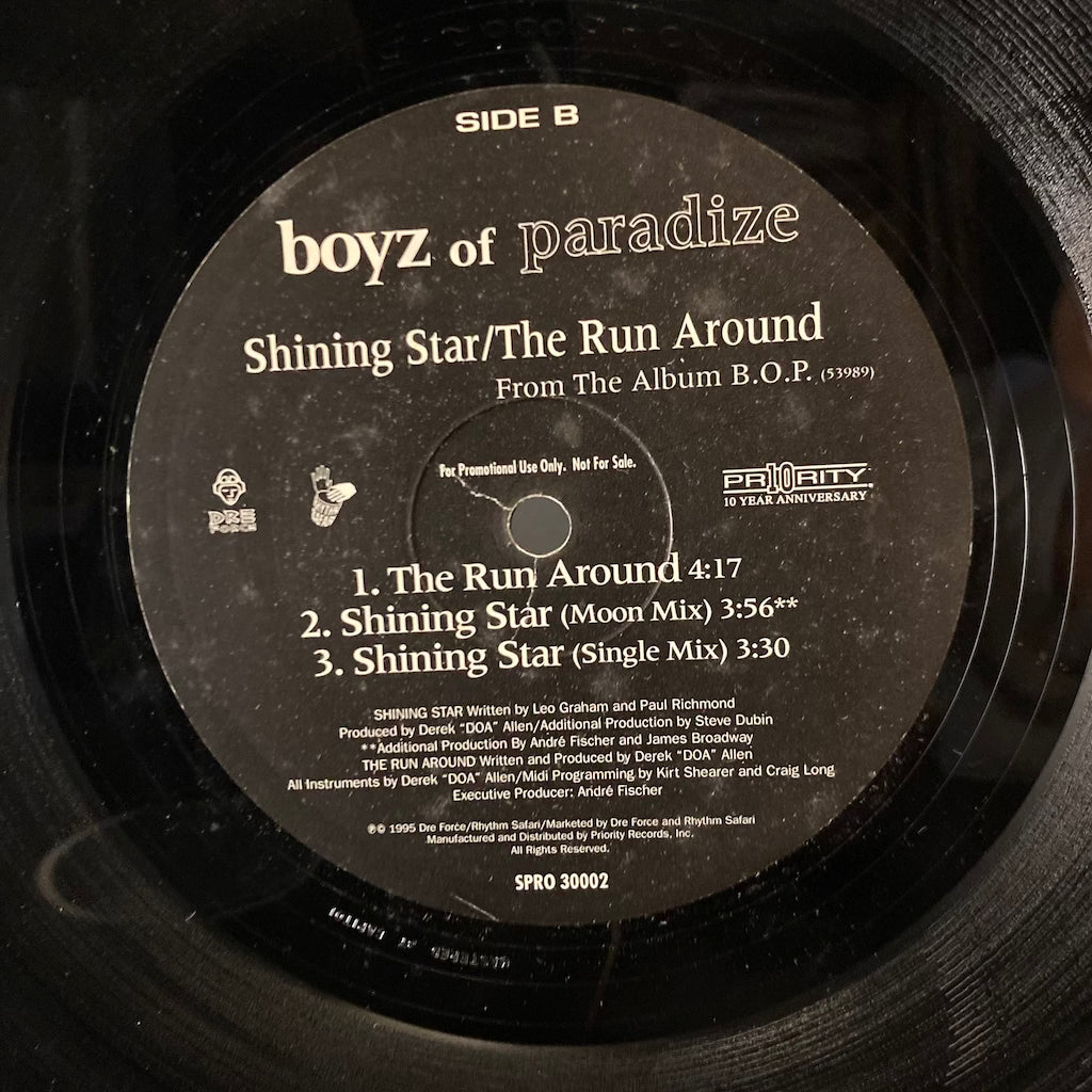 Boyz Of Paradise - Shinning Star/The Run Around [12']