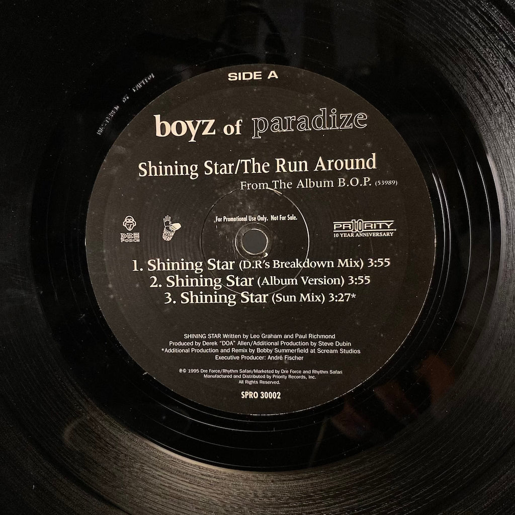 Boyz Of Paradise - Shinning Star/The Run Around [12']