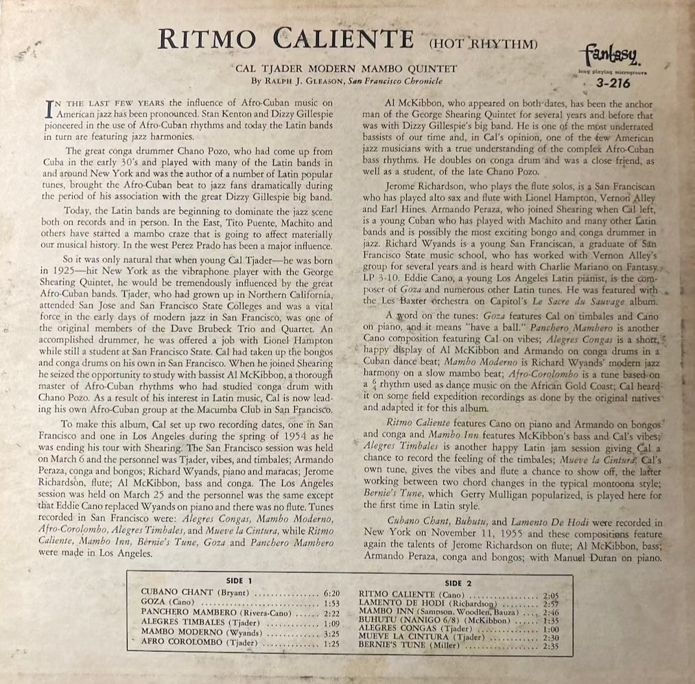 Cal Tjader Quintet - Ritmo Caliente!