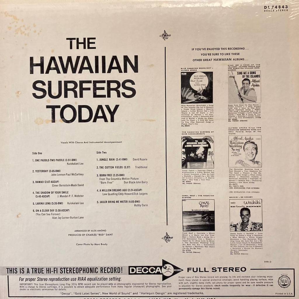 The Hawaiian Surfers - Today