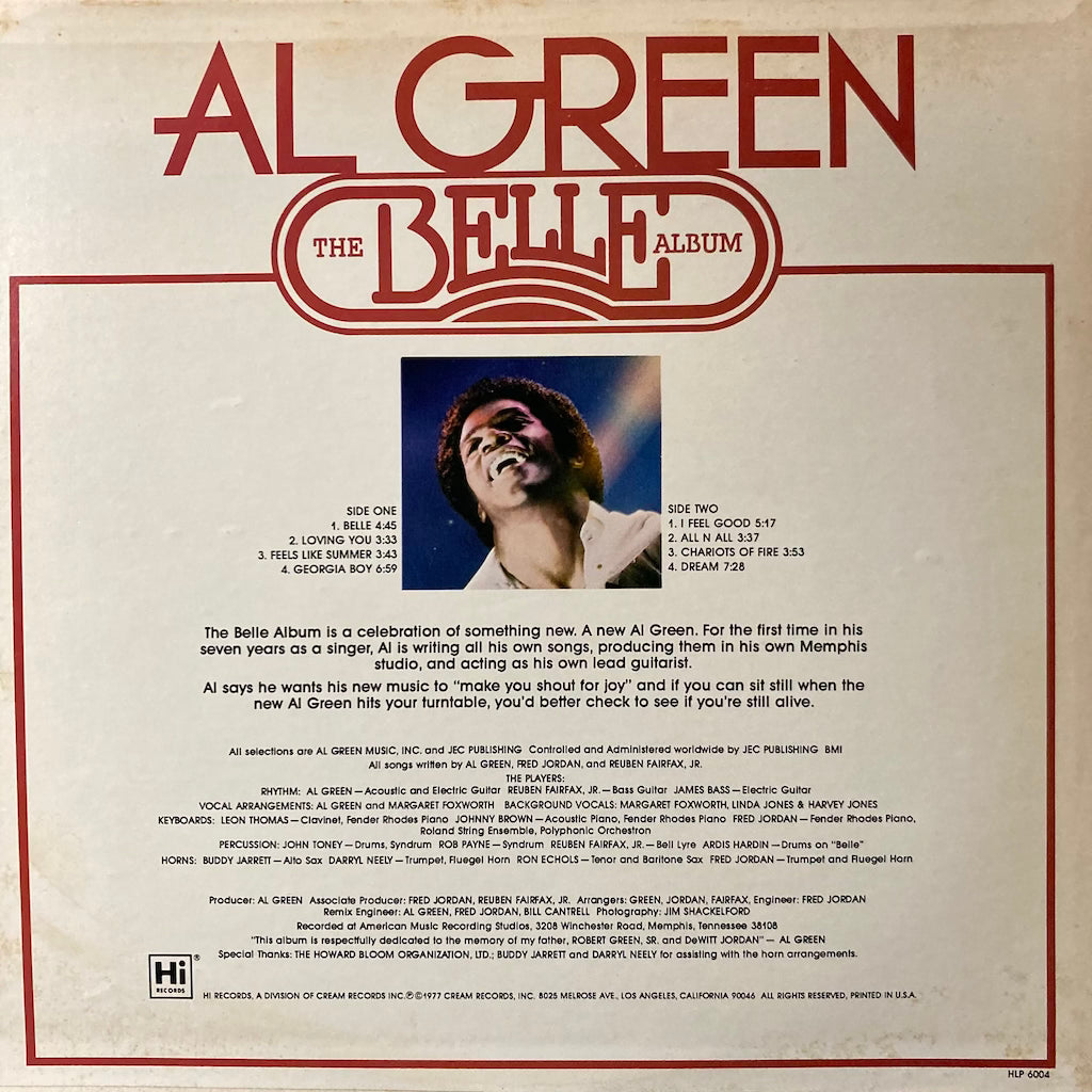 Al Green - The Belle Album
