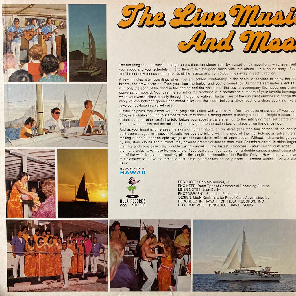 Catamaran Boys - Aboard The Aikane II, The Live Music from The Moonlight Sail