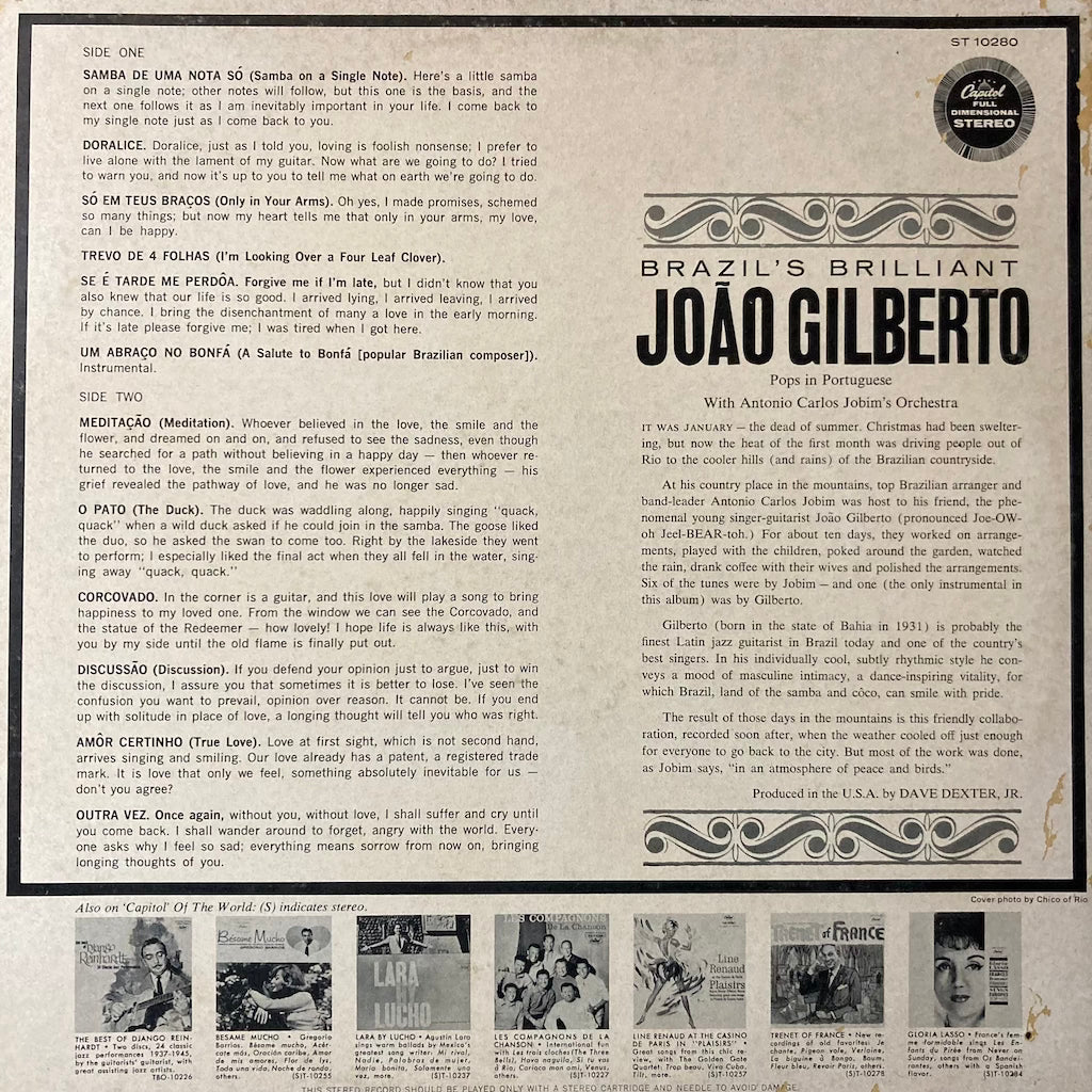 Joao Gilberto - Brazil's Brilliant Joao Gulberto