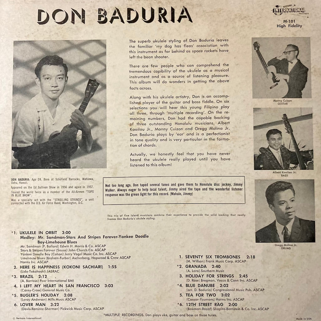 Don Baduria - World's Greatest Ukulele Stylist