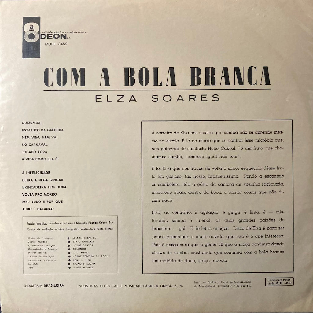 Elza Soares - Com A Bola Branca