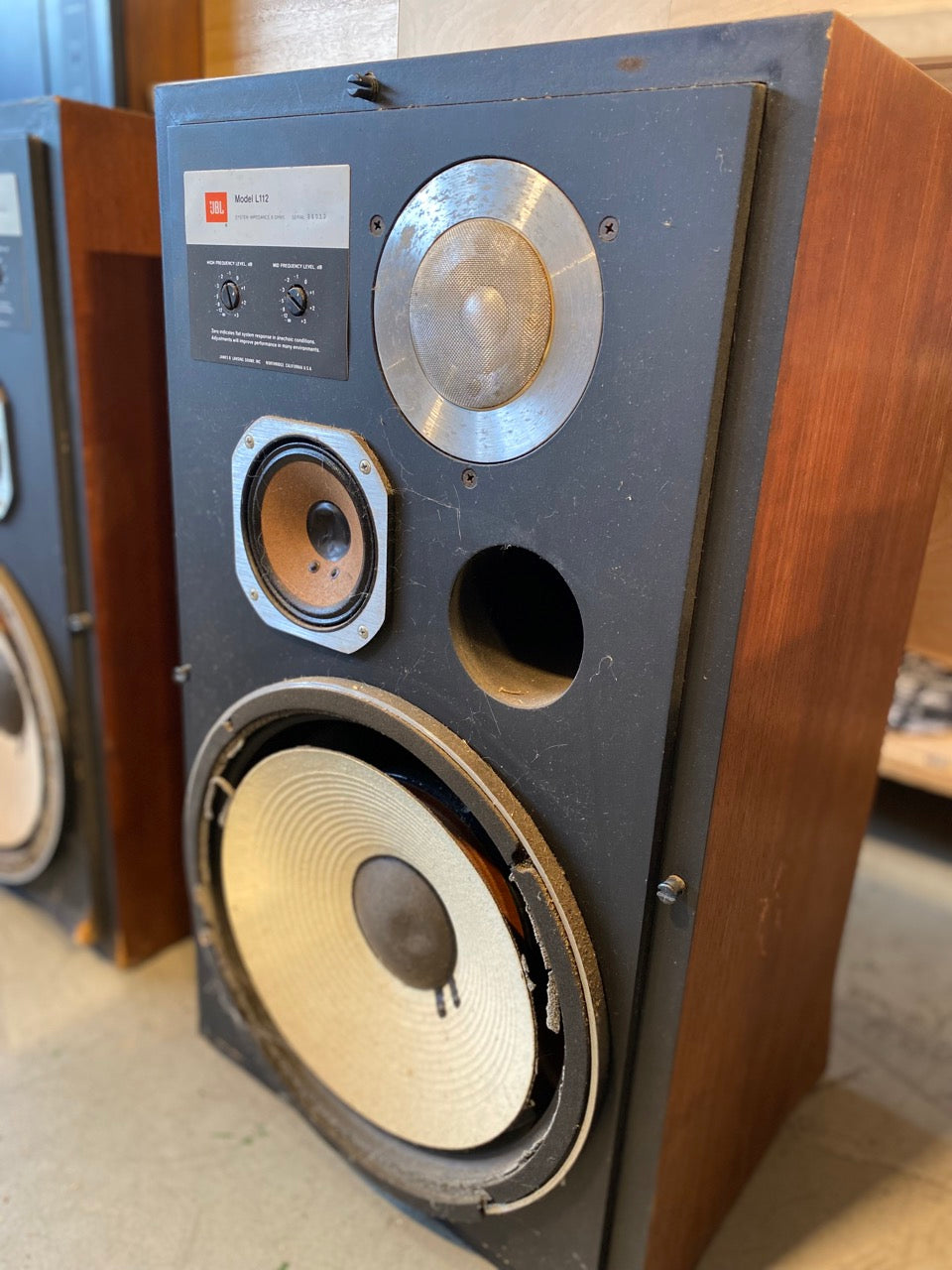 JBL L112 speakers (used) - Local Pickup Only