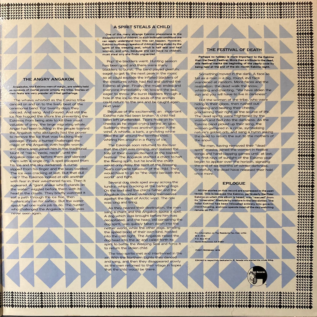 The Residents - Eskimo