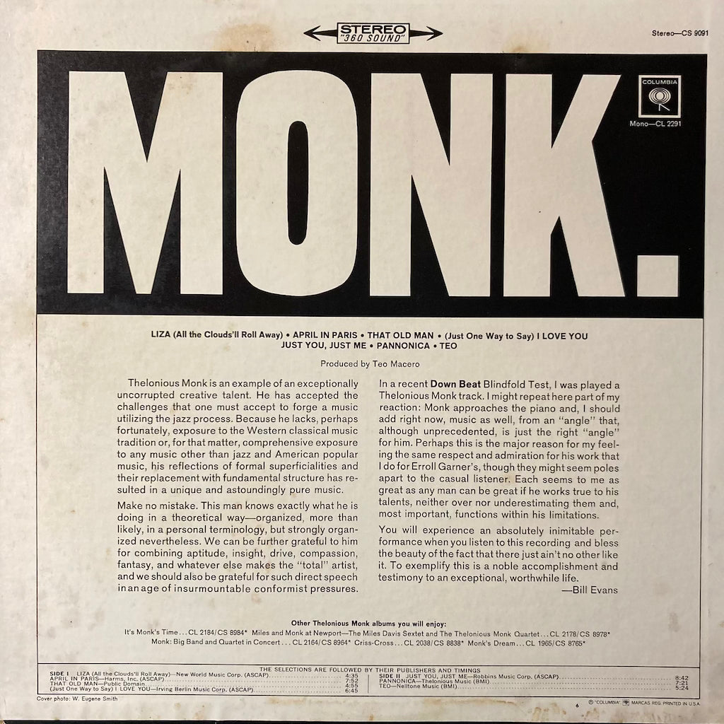 Thelonious Monk - Monk.