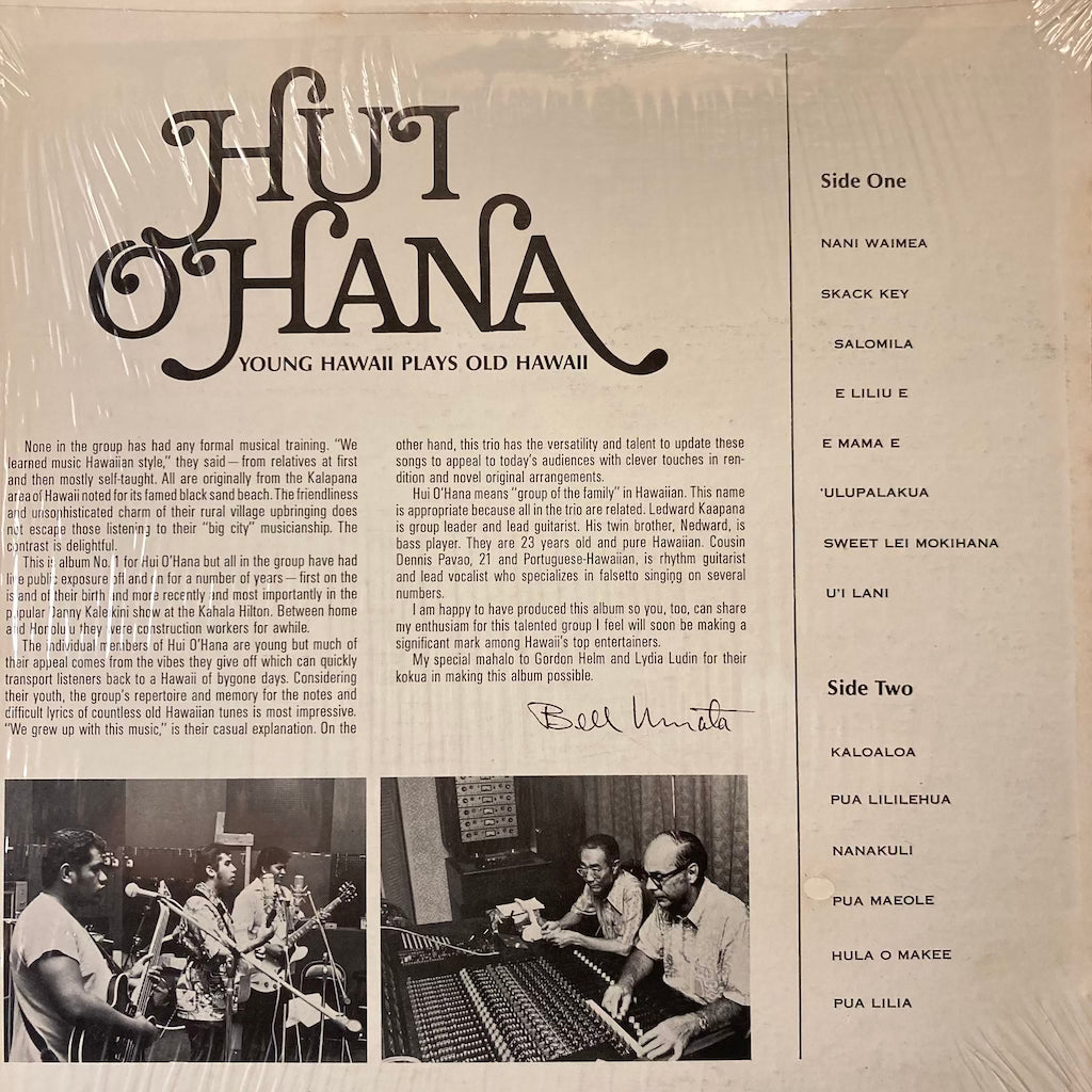 Hui Ohana - Young Hawaii Plays Old Hawaii