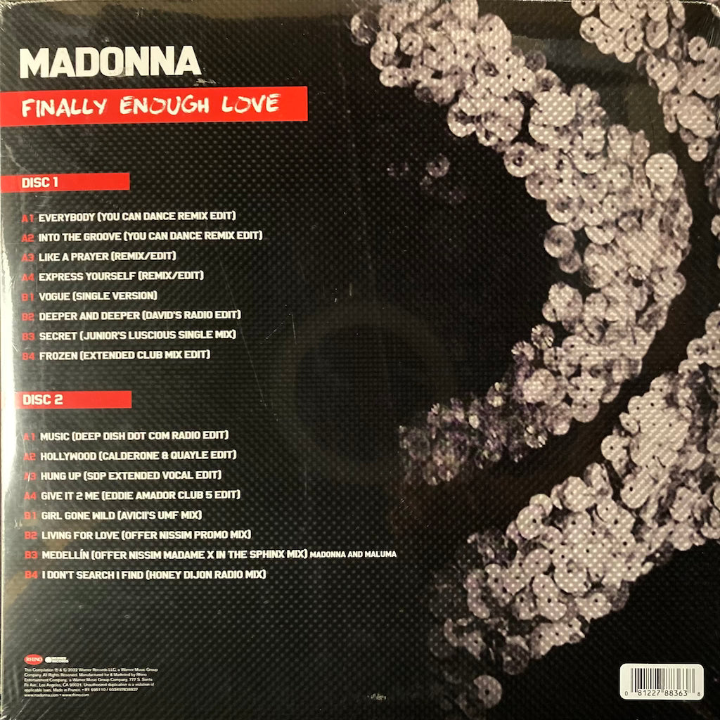 Madonna - Finally Enough Love [SEALED - RED]