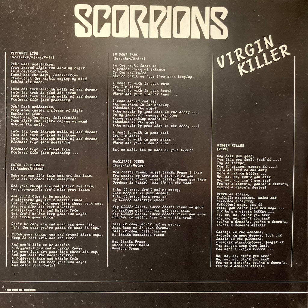 Scorpions - Virgin Killer