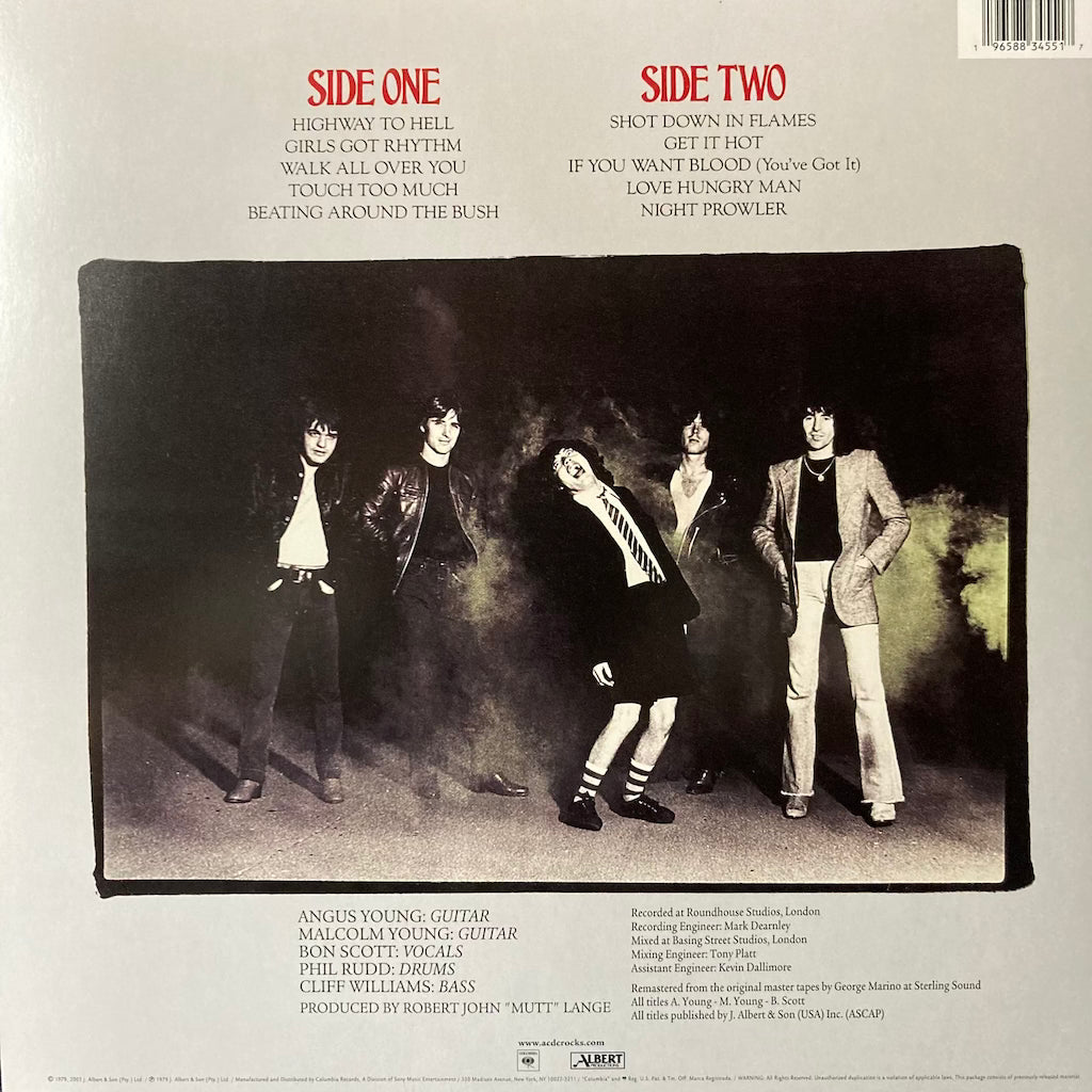 AC-DC - Highway To Hell [Color Vinyl]